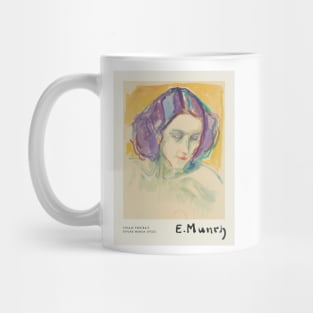 Female Portrait Poster by Munch Mug